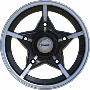 Estanio 5-spoke in 16" x 5,5" with 5x205 mm Bolt Pattern wheel set / 4 pcs